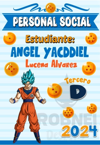 Personal Social Caratula Dragon Ball Z